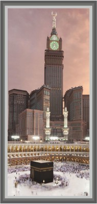 StickerYard 58.42 cm Makka Madina Poster Self Adhesive Sticker(Pack of 1)