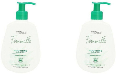 Oriflame SWEDEN FEMINELLE INTIMATE WASH ORIGINAL PACK OF 2 PCS BY SATNAM DISTRIBUTONS Intimate Wash(300 ml)