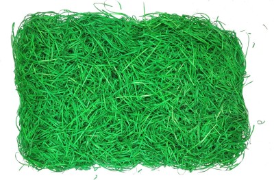 Uniqon (Pack of 100 Gram) green Grass Shredded Tissue Paper Easter Basket Hamper Filling, Gift Packaging/wrapping, Basket Filling for Occasional Decoration Filling Needs Such as Birthday, Anniversary, Wedding, Valentine Day, Christmas Craft Decorations