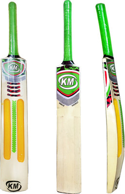 shri shyam traders K M green designer cricket bat Poplar Willow Cricket  Bat For 12 - 14 Yrs(900 g)