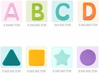 BHVMEY Baby's First Shape Sorting Learning Toys with 16 Blocks for 18M+ Kids(Multicolor)