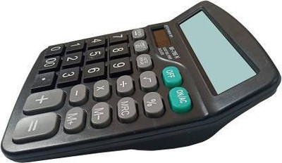 INIV MI_786_N ELECTRONIC CALCULATOR TWO WAY POWERED (12 Digits)Dual Powered Basic  Calculator(12 Digit)