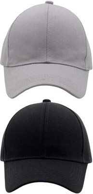 FAS Solid Sports/Regular Cap Cap(Pack of 2)