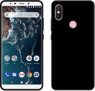 CASE CREATION Back Cover for Xiaomi MiA2 2018(Black, Dual Protection, Pack of: 1)