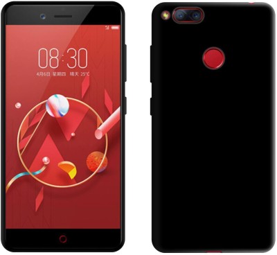 CASE CREATION Back Cover for ZTE nubia Z17 mini2017(Black, Grip Case, Silicon, Pack of: 1)