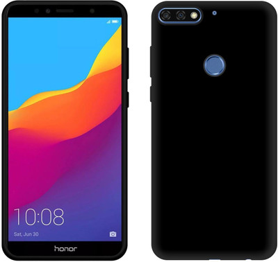 Case Creation Back Cover for Honor 7C(Black, Dual Protection)