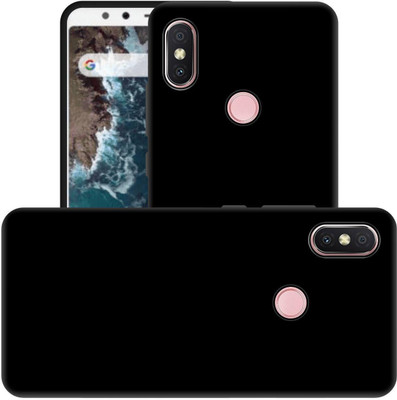 CASE CREATION Back Cover for Mi Redmi Y2(Black, Grip Case, Silicon, Pack of: 1)