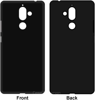 CASE CREATION Back Cover for Nokia 7 Plus 6.0 inch(Black, Grip Case, Pack of: 1)