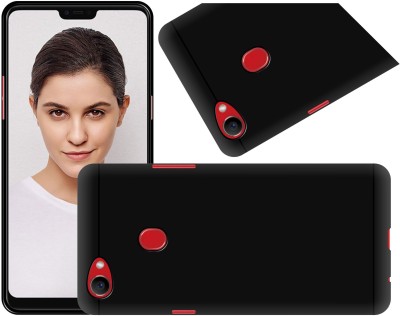 CASE CREATION Back Cover for Oppo F7 2017(Black, Grip Case, Silicon, Pack of: 1)