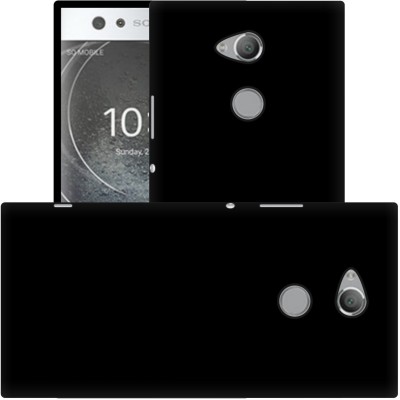 CASE CREATION Back Cover for Sony Xperia XA2 with dual-SIM(Black, Grip Case, Silicon, Pack of: 1)