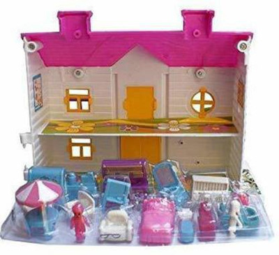 SNM97 Funny House Play Set-Doll House Set(Multicolor)