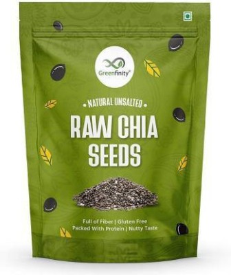 Greenfinity Raw Chia Seeds | Premium Raw Chia Seeds with Omega 3 and Fiber for Weight Loss Chia Seeds(1 kg)