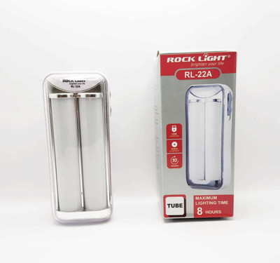 ROCK LIGHT-22A 22A RECHARGEABLE &EMERGENCY LIGHT 3 hrs Torch Emergency Light(White)