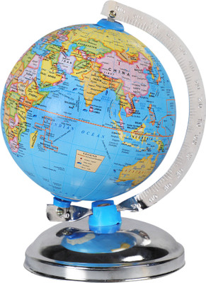 surya globe Globe for Kids, MITTAL Educational World Globe for Kids/Office Globe/Political Globe/Globes for Students Desk & Table Top Political World Globe(Small Blue)