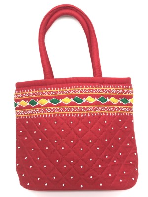 SriShopify Women Red Hand-held Bag