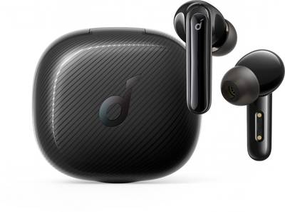 Soundcore Life Note 3 Active Noise cancellation Bluetooth Headset  (Black, On the Ear)