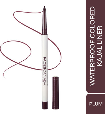 FACES CANADA Twist Eye Kajal Waterproof Color Pen with soft Canauba Wax 0.35 g(Plum 04)