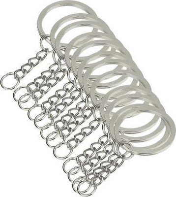 ShopTop Silver Open Jump Ring Connector Key Case Key Chain