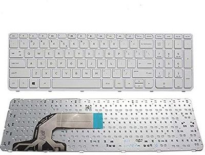 WISTAR Compatible for HP Pavilion 15 15-A 15-E 15-F 15-G 15-H 15-N 15-R 15-S Series, 250 G3, 255 G3, 250 G2, 255 G2 749658-001 PK1314D2A00 TPN-Q118,TPN-F113 (White) with Frame Laptop Keyboard Replacement Key WISTAR Compatible for HP Pavilion 15 15-A 15-E 15-F 15-G 15-H 15-N 15-R 15-S Series, 250 G3, 255 G3, 250 G2, 255 G2 749658-001 PK1314D2A00 TPN-Q118,TPN-F113 (White) with Frame Laptop Keyboard Replacement Key