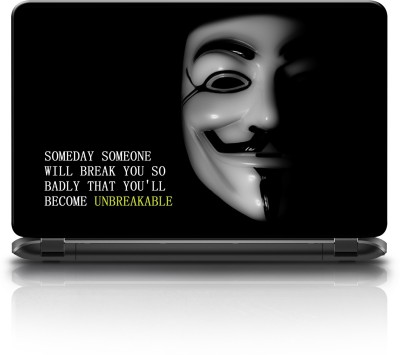 WALLPIK V For Vendetta - Inspirational - Motivation - Quote - Laptop Skin - Decal - Sticker - Fit For All Brands and Models - WP1080(14-inch) Vinyl Laptop Decal 14