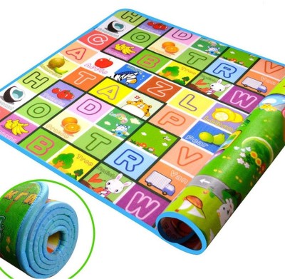 North Field Microfiber Baby Play Mat(Multicolor, Large)