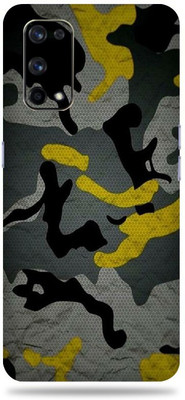 LAMHA Realme X7 Pro 5G Mobile Skin(Ultra Super Camouflage Military Yellow With High Matte Finish.)