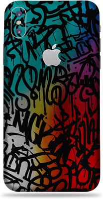 BUGGU Apple iPhone X Mobile Skin(Multicolor)