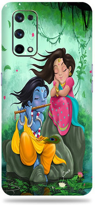 AsSkin Real me X7 Pro 5G, realme x7 pro 5g Mobile Skin(Ultra Super Radha Sang Kanha Skin With High Gloss Finish).,.,.)