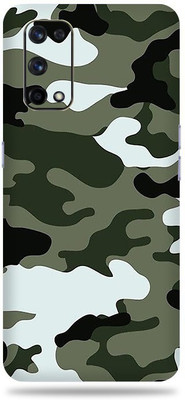 LAMHA Realme X7 Pro 5G Mobile Skin(Ultra Super Camouflage Military Winter With High Matte Finish.)