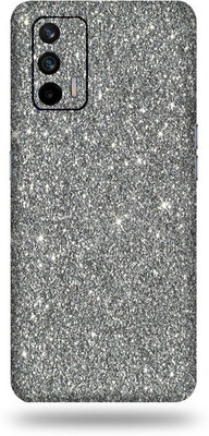 LAMHA Realme X7 Max Mobile Skin(Ultra Super Grey Glitter With High Matte Finish.)