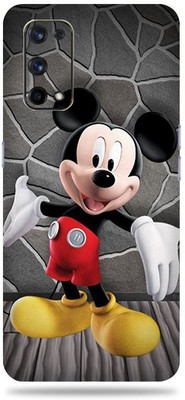 BUGGU Realme X7 Max Mobile Skin(Ultra Super Mickey Mouse Skin With High Matte Finish., Mobile Skin (Back+Side+Camera))