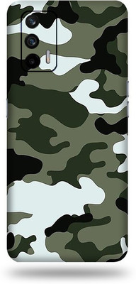Jeeva Creation Realme X7 Max, real me x 7 max Mobile Skin(Ultra Super Military Winter Camouflage Skin With High Matte Finish.)