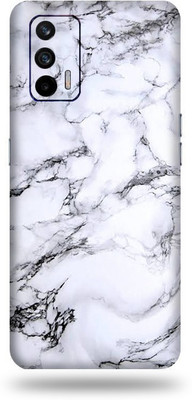 LAMHA Realme X7 Max Mobile Skin(Ultra Super White Marble With High Matte Finish.)