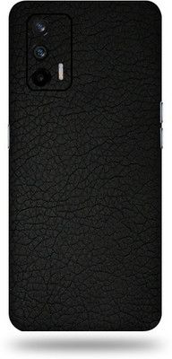 LAMHA Realme X7 Max Mobile Skin(Ultra Super Black Leather With High Matte Finish.)