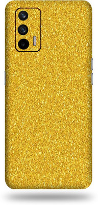 AsSkin Realme X7 Max Mobile Skin(Ultra Super Golden Glitter With High Matte Finish.)