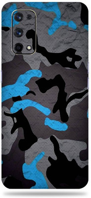 BugguSkin Realme X7 Pro 5G, realme x7 pro 5g Mobile Skin(Ultra Super Camouflage Blue Skin With High Matte Finish., Mobile Skin (Back+Side+Camera))