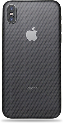 BUGGU Apple iPhone X, Apple iPhone X Mobile Skin(Ultra Super Transparent Carbon Fiber Skin With High Matte Finish., Mobile Skin (Back+Side+Camera))