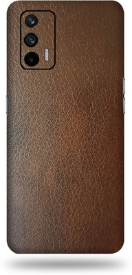 LAMHA Realme X7 Max Mobile Skin(Ultra Super Brown Leather With High Matte Finish.)