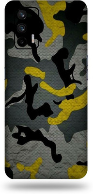 LAMHA Realme X7 Max Mobile Skin(Ultra Super Camouflage Military Yellow With High Matte Finish.)