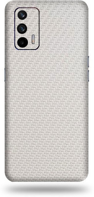 AsSkin Realme X7 Max Mobile Skin(Ultra Super White Carbon Fiber With High Matte Finish.)