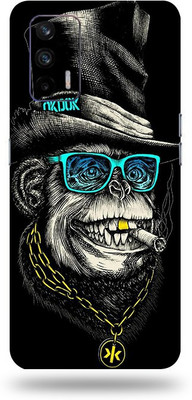 AsSkin Realme X7 Max Mobile Skin(Ultra Super Smart And Crazy Monkey With High Matte Finish.)