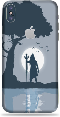 BUGGU Apple iPhone X, Apple iPhone X Mobile Skin(Ultra Super Lord Shiva Skin With High Matte Finish., Mobile Skin (Back+Side+Camera))