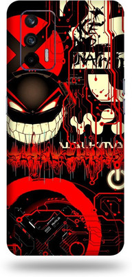 AsSkin Realme X7 Max Mobile Skin(Ultra Super Red Graffiti With High Matte Finish.)