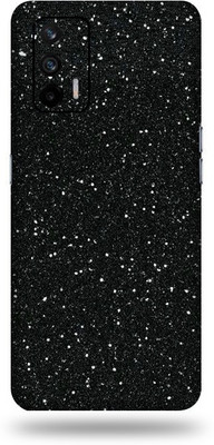 AsSkin Realme X7 Max Mobile Skin(Ultra Super Black Glitter With High Matte Finish.)