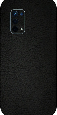 Jeeva Creation Oppo A74 5G, oppo a74 5g Mobile Skin(Ultra Super Black Leather Skin With High Matte Finish.)