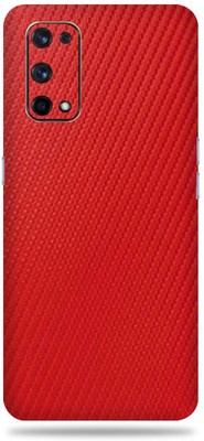 LAMHA REALME X7 Pro Mobile Skin(Ultra Super Red Carbon Fiber Skin With High Matte Finish.)