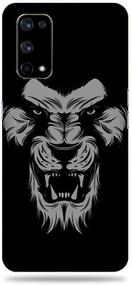 LAMHA REALME X7 Pro Mobile Skin(Ultra Super Black Lion Skin With High Matte Finish.)