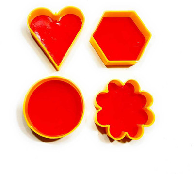 Creative Hub PVC Cookie/Macroon tray 4(Pack of 4)