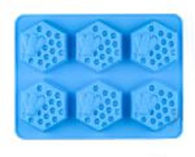 BAKERS4U Silicone Cupcake/Muffin Mould 6(Pack of 1)