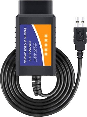 SellRider Advance Elm327 USB Obd2 OBD-II Car Diagnostic Scanner for PC/Computer (ELM 327 USB 1.5V) OBD Interface
